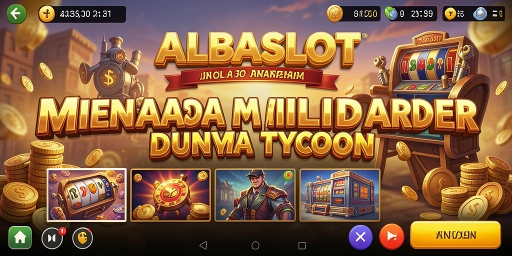 Tampilan gameplay yang seru dan dinamis dalam ALBASLOT.
