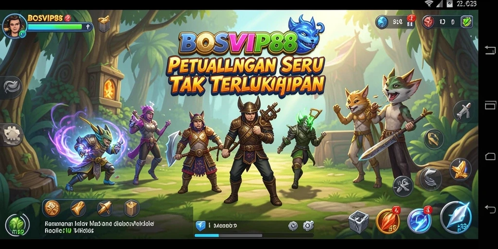 Tangkapan layar yang menunjukkan aksi seru dalam gameplay petualangan.