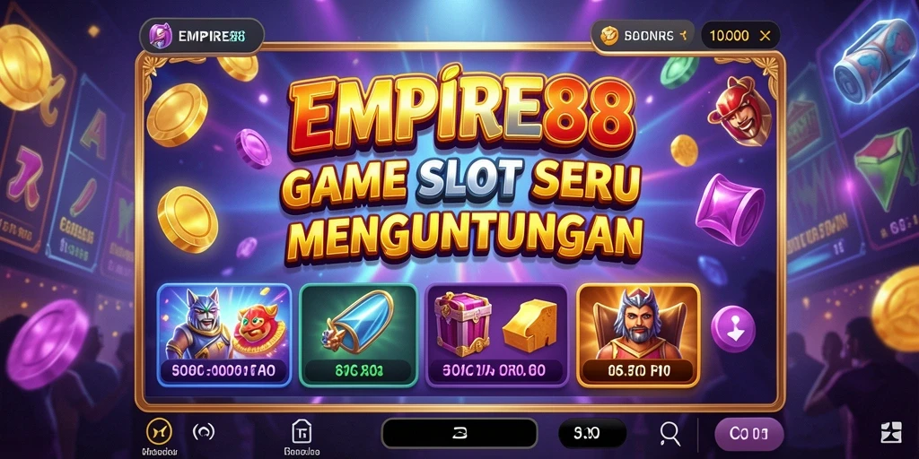 Screenshot gameplay EMPIRE88 yang menampilkan slot mengasyikkan.