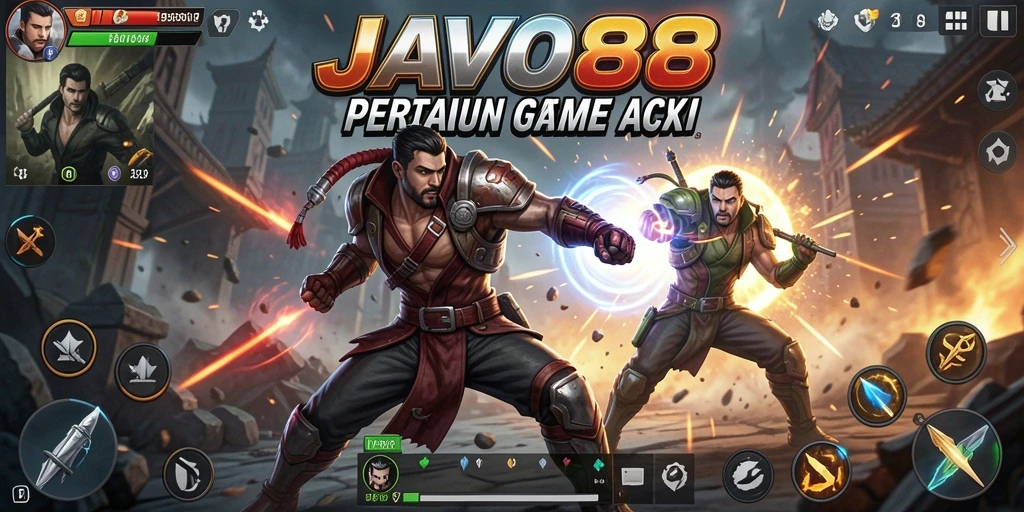 Tampilan gameplay seru dari JAVO88, aksi tanpa henti.