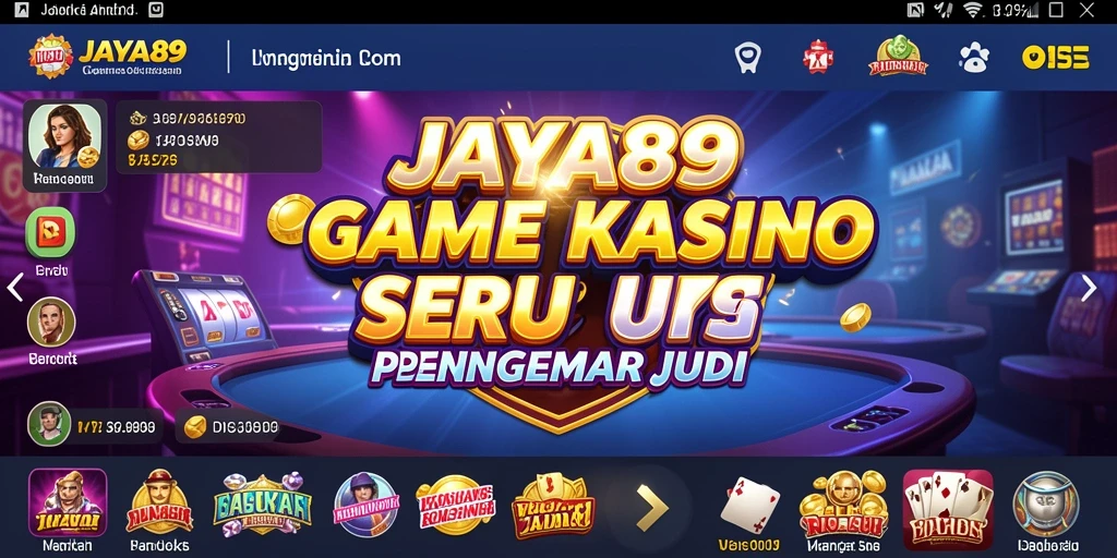 Screenshot JAYA89 menampilkan gameplay kasino yang mendebarkan.