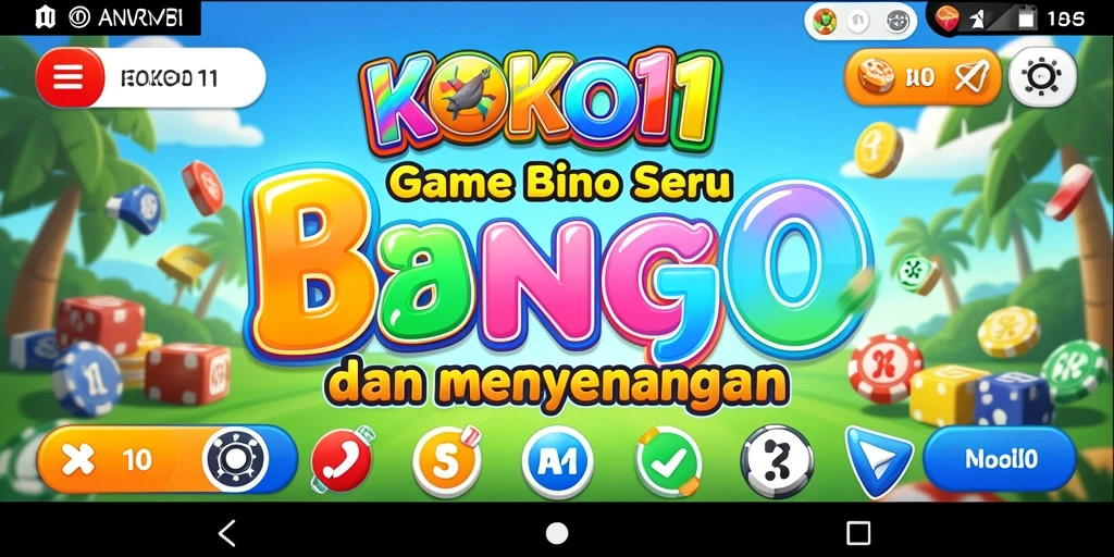 Tampilan gameplay menarik dari KOKO11 saat bermain bingo.