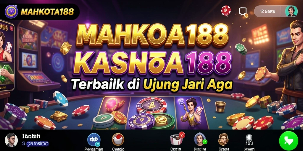 Tampilan gameplay yang mendebarkan di MAHKOTA188 saat bermain Kasino.
