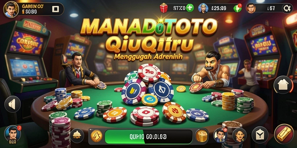 Tampilan gameplay QiuQiu yang menarik di MANADOTOTO.