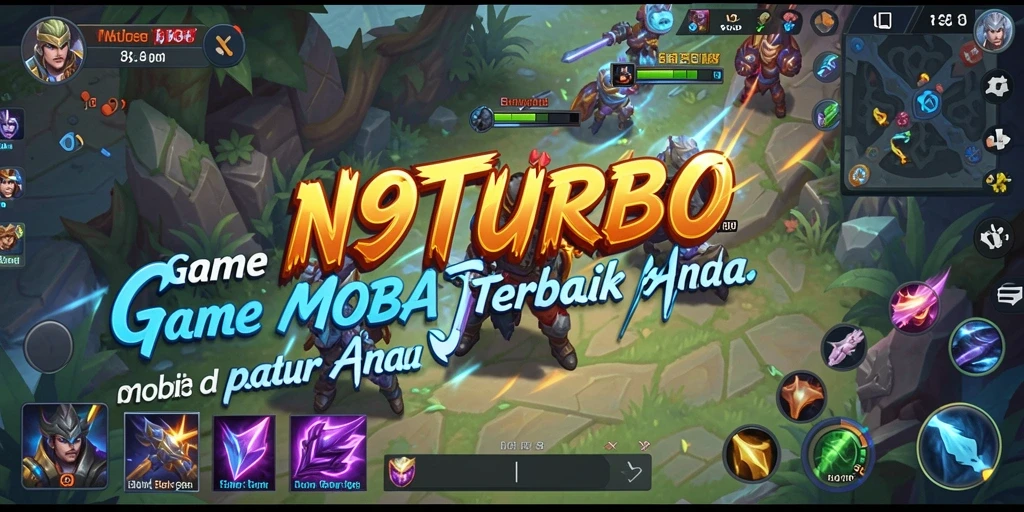 Tampilan gameplay menarik dari N9TURBO yang penuh aksi.
