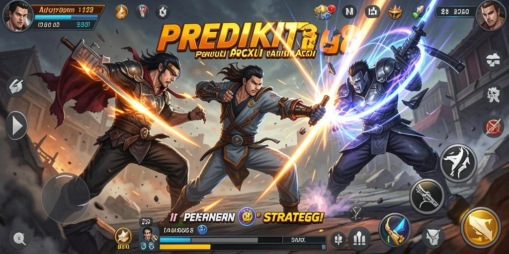 Tampilan gameplay PREDIKSI168 yang seru dan menegangkan dalam pertarungan.