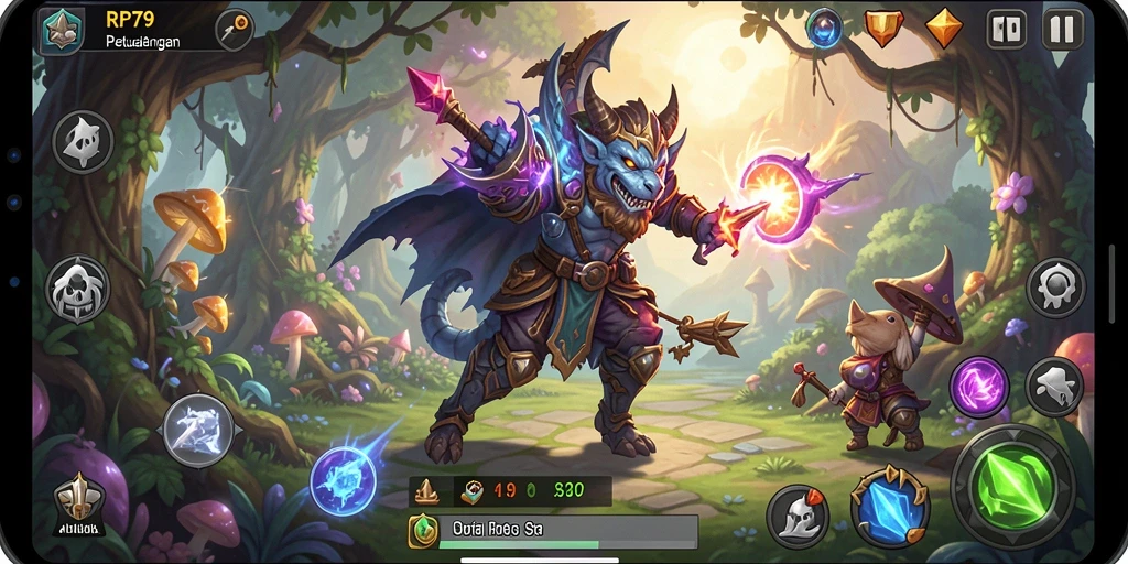 Gameplay RP79 yang menegangkan dan penuh petualangan.