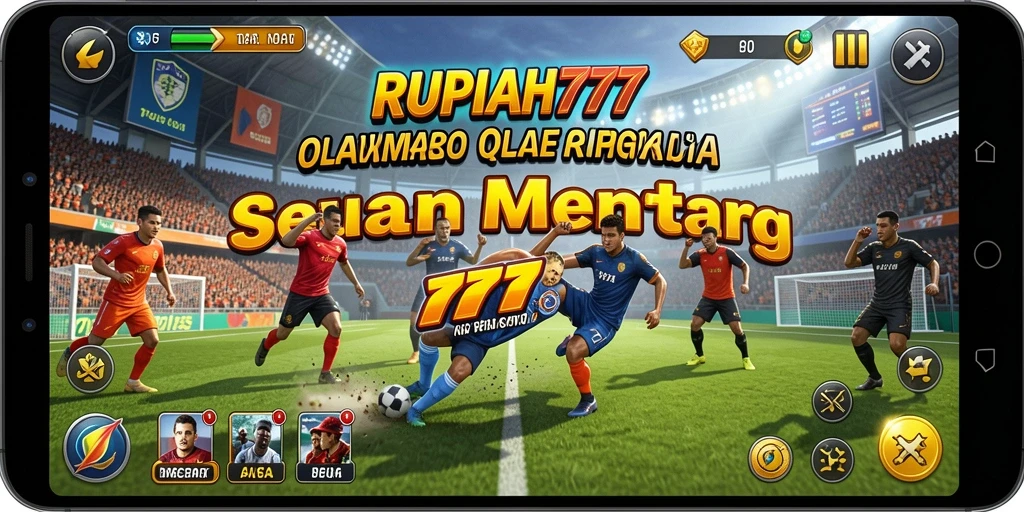 Screenshot gameplay RUPIAH777 menampilkan aksi olahraga yang seru.