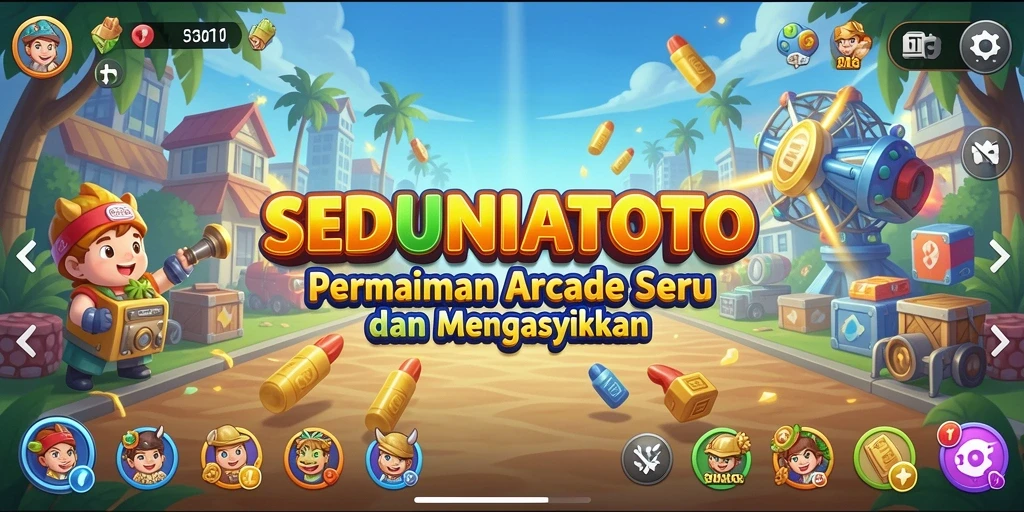 Tampilan dinamis dan seru dari gameplay SEDUNIATOTO